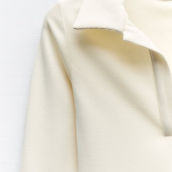 Zara Polo Collar Interlock Bodysuit - Picture 5 of 12